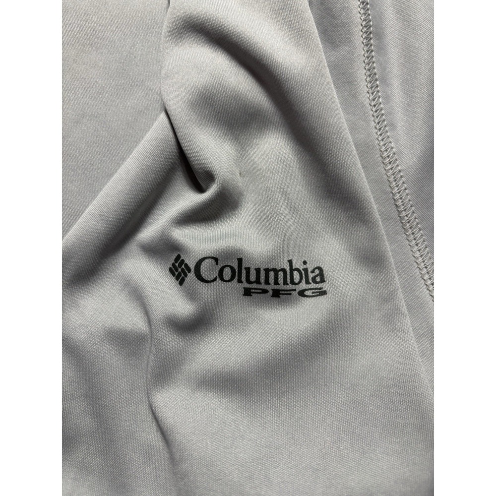 Columbia Long Sleeve PFG Solid Gray Size XL - Picture 6 of 8